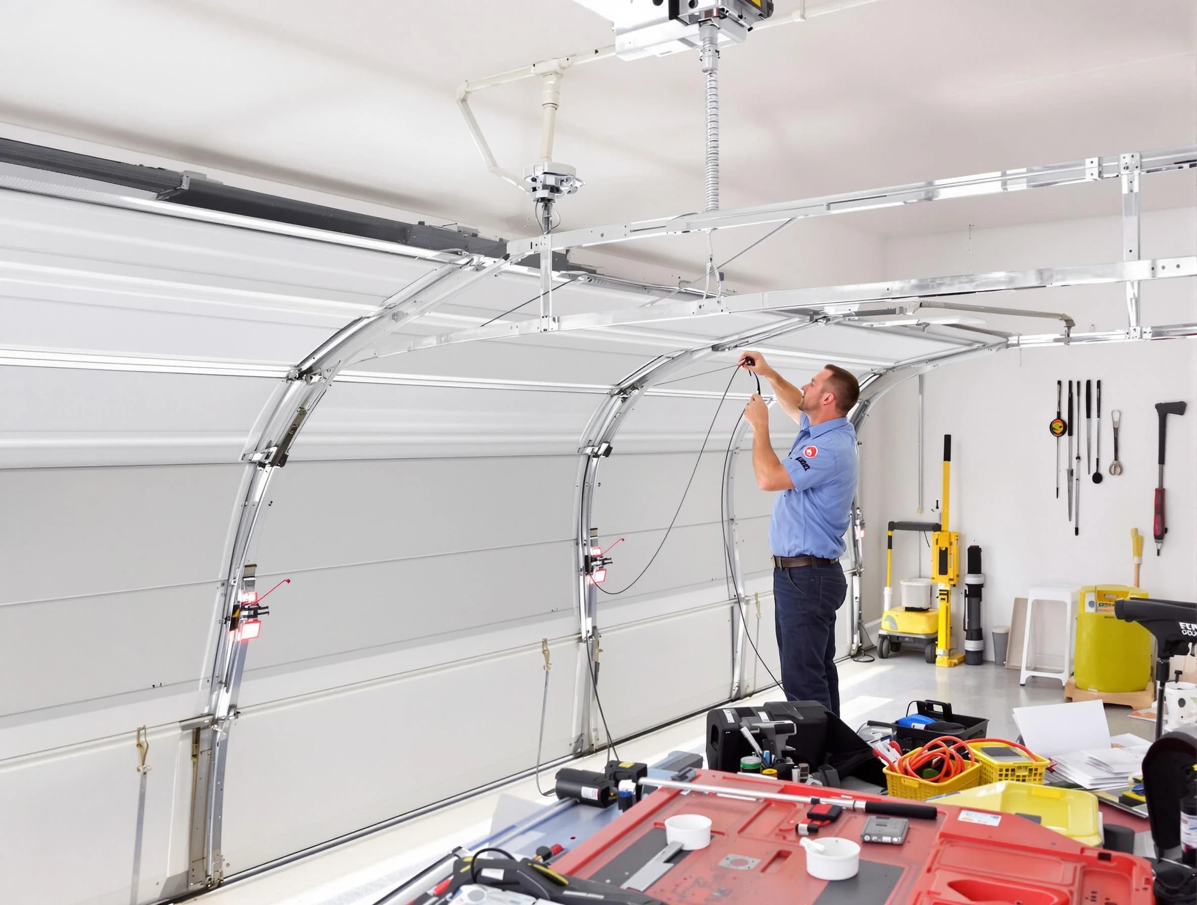 Garage door cable repair service by North Fayette Garage Door Repair in North Fayette