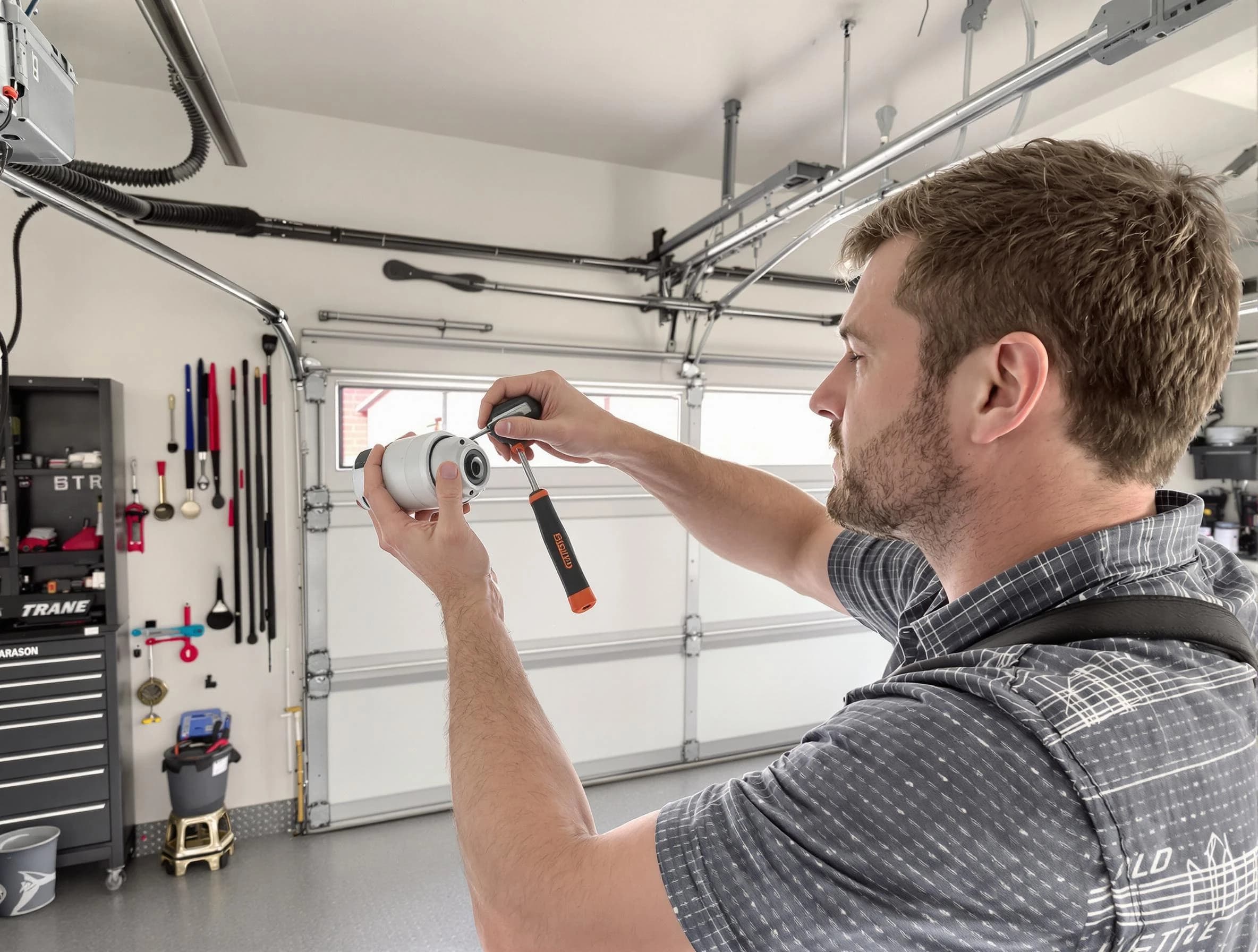 Garage door opener repair service by North Fayette Garage Door Repair in North Fayette