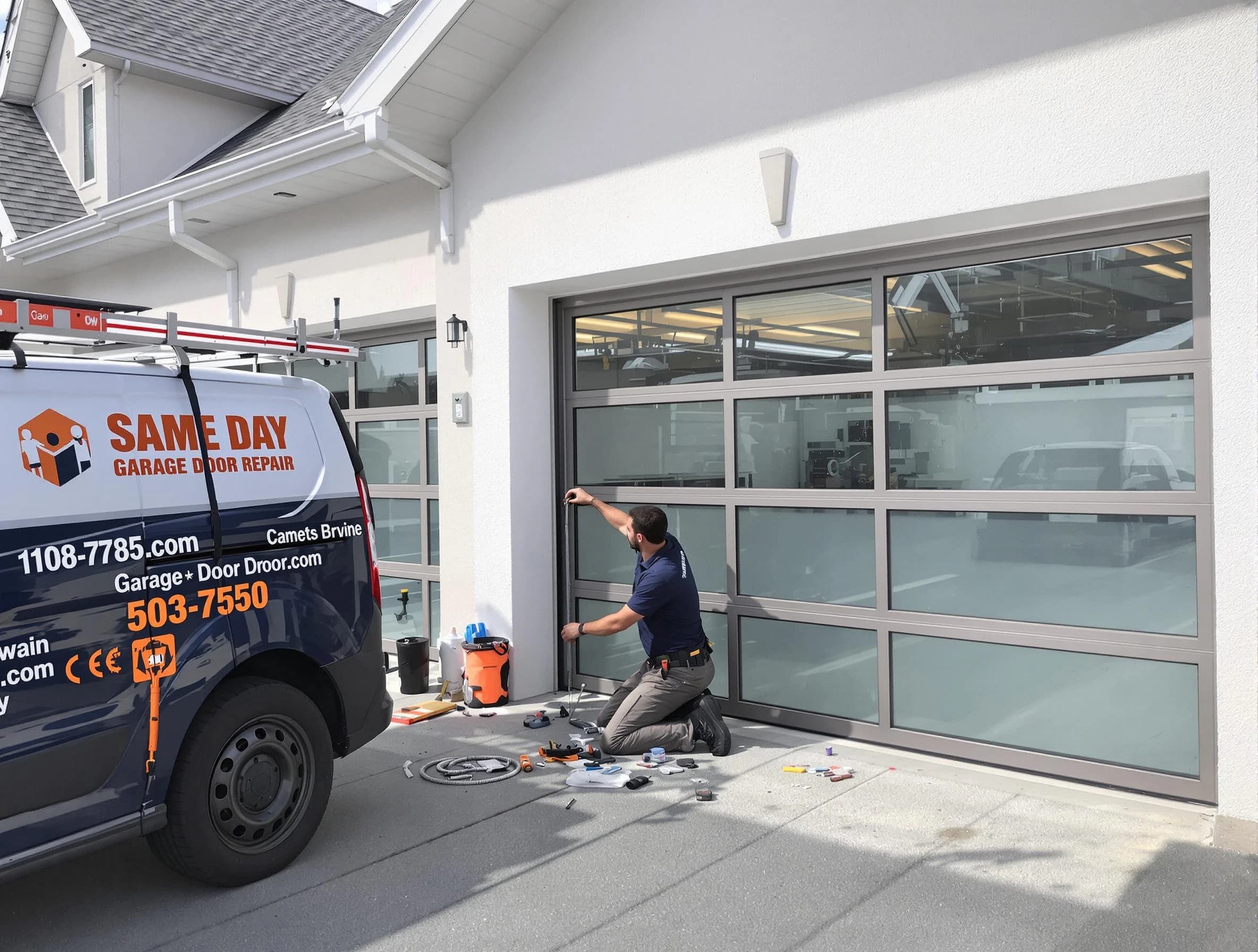 Same-day garage door repair service by North Fayette Garage Door Repair in North Fayette