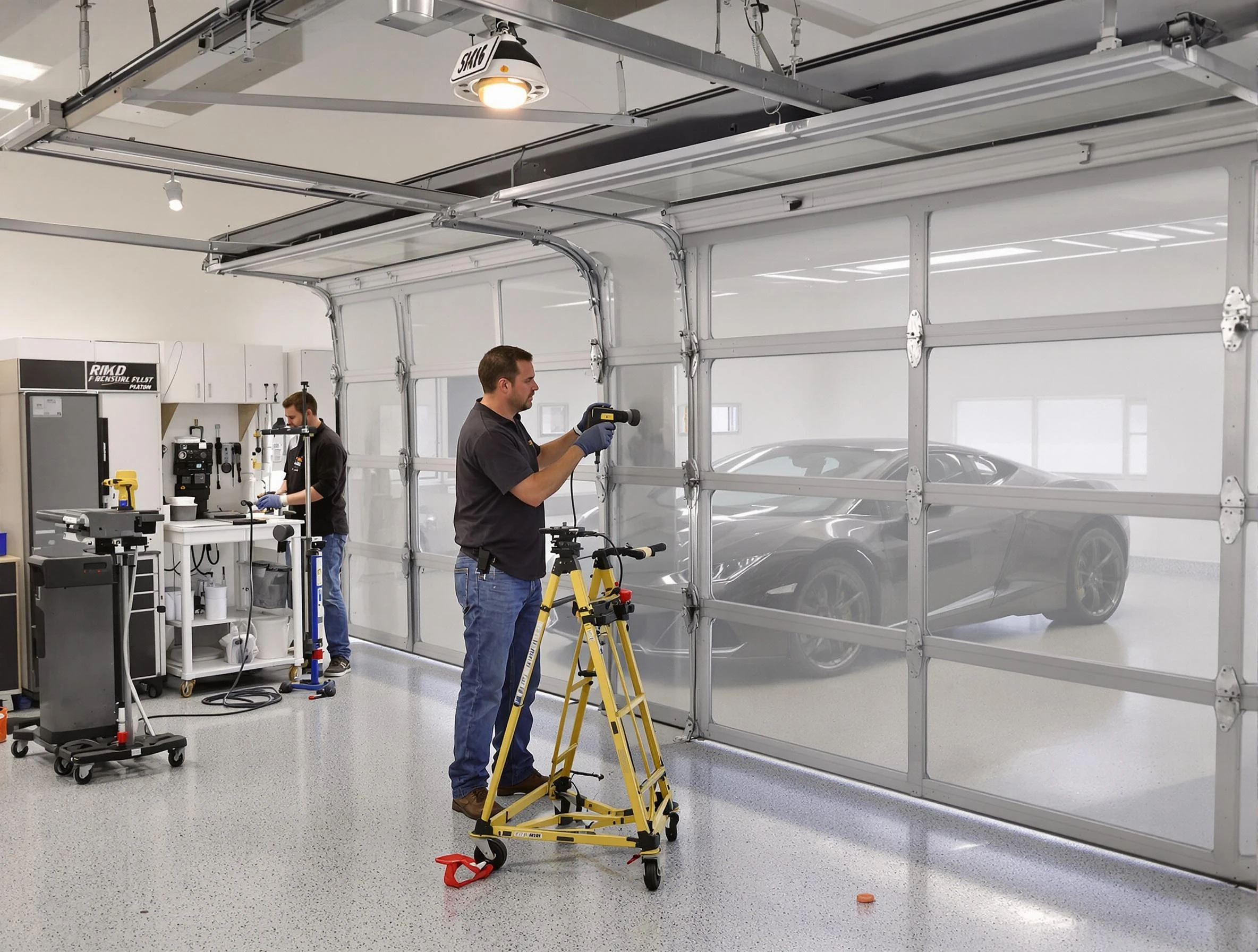 Garage Door Dents Repair in North Fayette