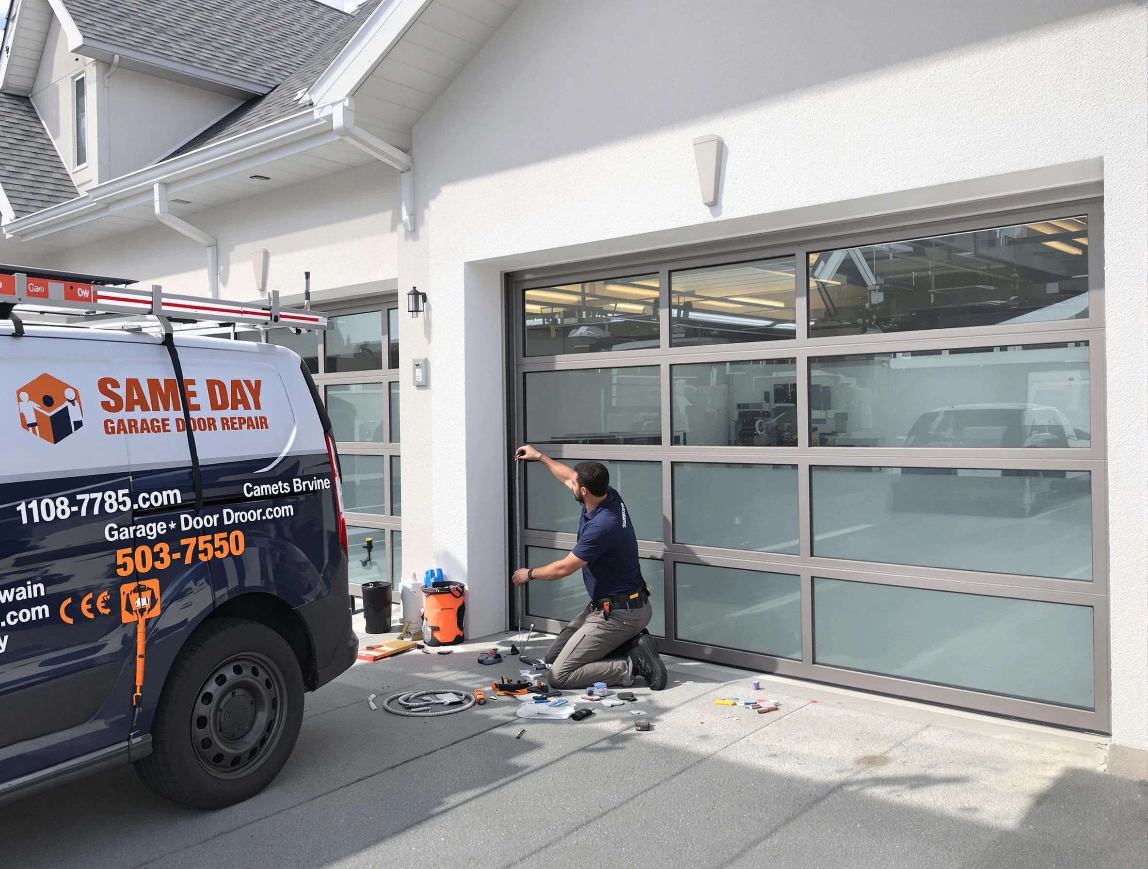 Same-day garage door repair service by North Fayette Garage Door Repair in North Fayette